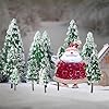 Skylety 35 Pieces Model Trees 6.3-1.2 Inch Mixed Miniature Trees Diorama Supplies Fake Plants Train Scenery Landscape Christmas Village Architecture DIY Crafts(Green,Snowy Cedar) #4