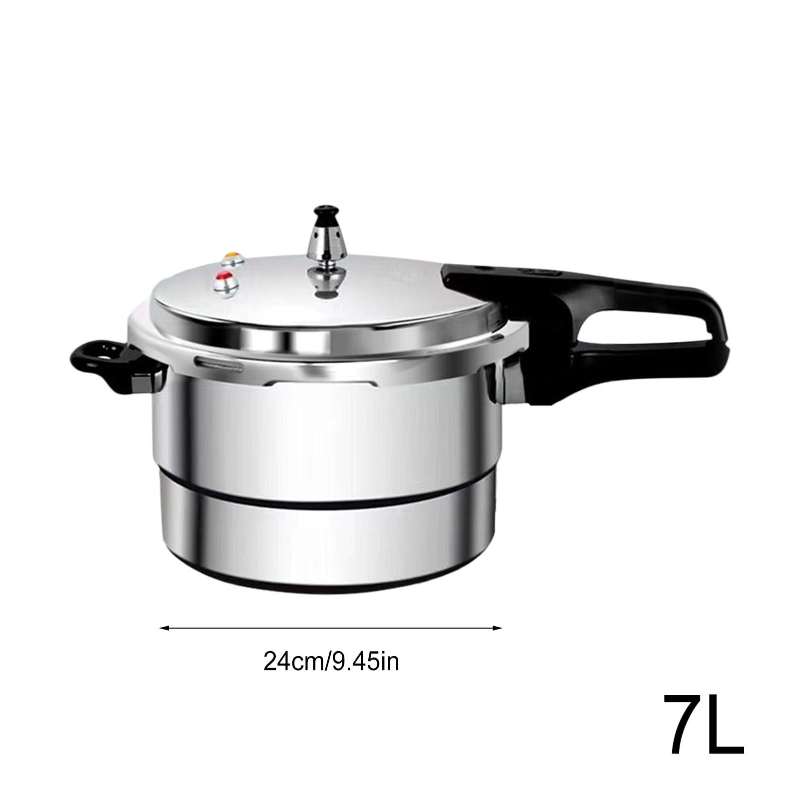 Pentola a Pressione Accessorio Cucina 7 Litri Istantaneo | Grande Pentola per Riso e Cucina per Zuppe Pesce Stufati Piani Cottura Induzione Elettrici Casa Appartamento