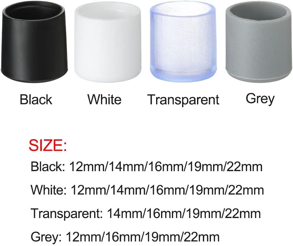 透明なゴム製パイプの蓋,シリコン製エンドキャップ,テーブルの先端,椅子,脚パッドの保護カバー,チューブの穴の保護 - AliExpress シリコンキャップ、家具フットカバー、家具パッド、ラウンドボトム プラスチックパイプカバー、椅子脚キャップ、家具の足、シリコーンパッド