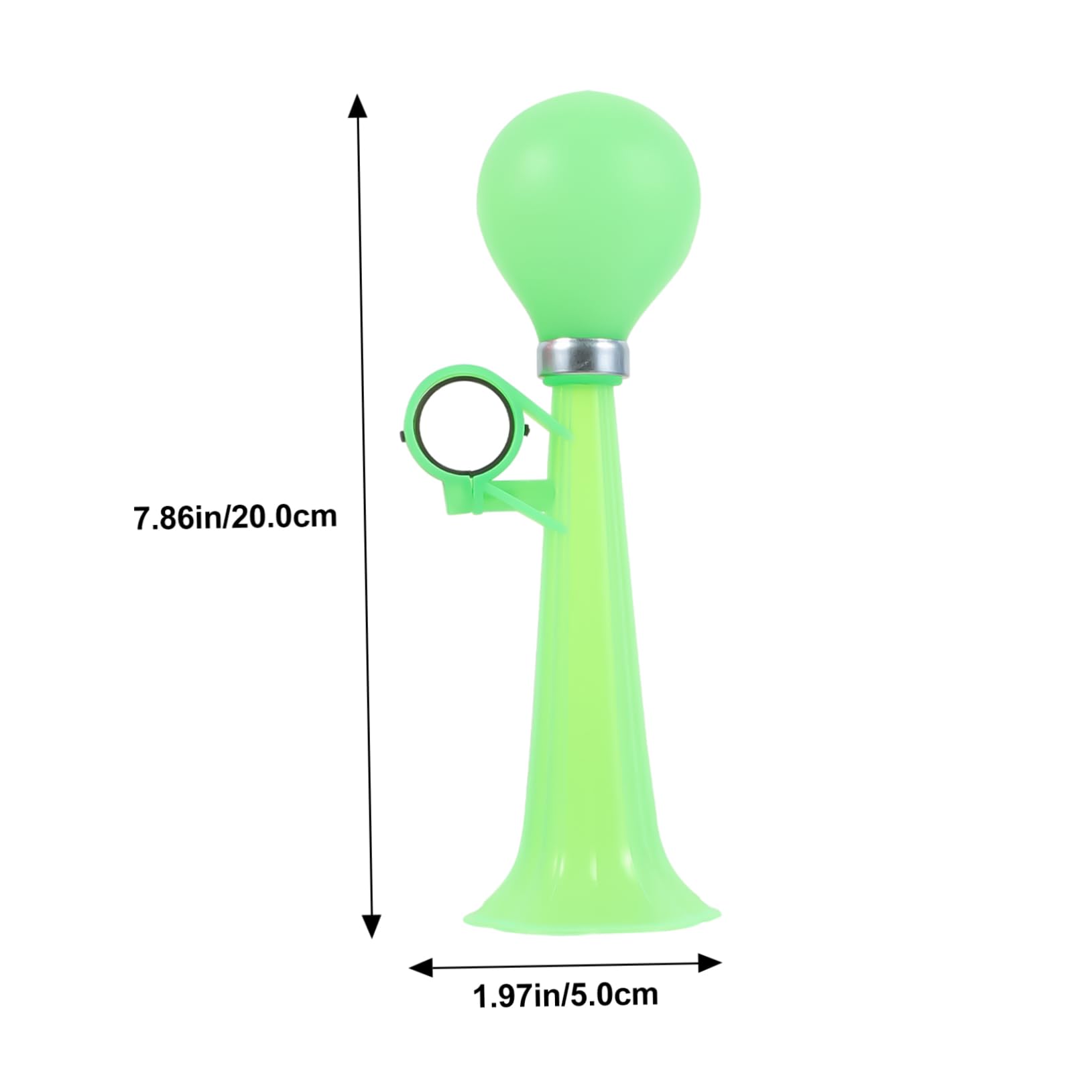 KOMBIUDA Loud Compact Bike Horn for Handlebars Boys and Girls Bike Horn Air Horn Anti-Aging Plastic Safe for Mountain Bikes Random