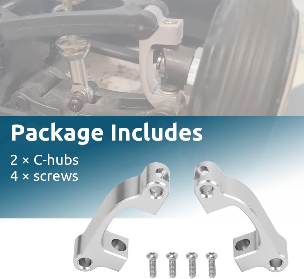 Positive Camber C-Hubs with Screws for Redcat ‘59/‘64/Monte Carlo