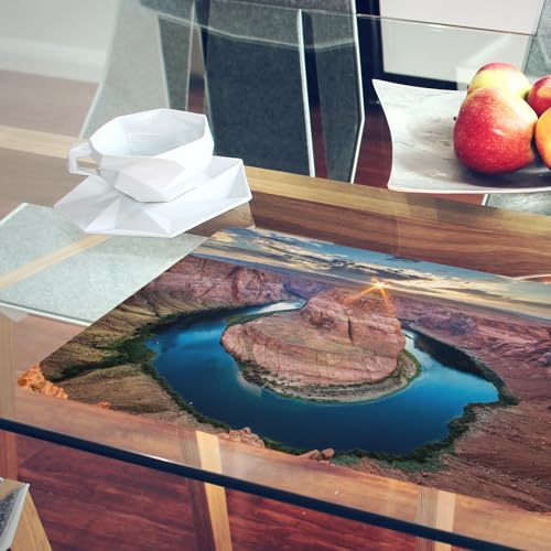 Napperons Horseshoe Bend Arizona | Décoration de table grand format en liège - 6