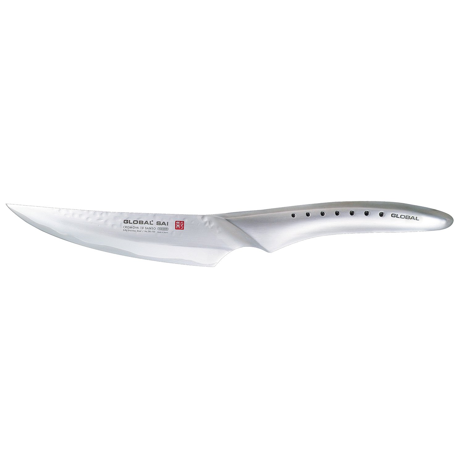 GLOBAL 菜切り包丁グローバル SAI(彩) SAI-04 超硬質合金割込み Amazon.com: Global SAI 4 1/2 inch Steak Knife - Lightweight