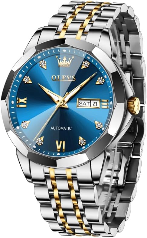 OLEVS Mens Watches Chronograph Watch Luxury Dress Stainless