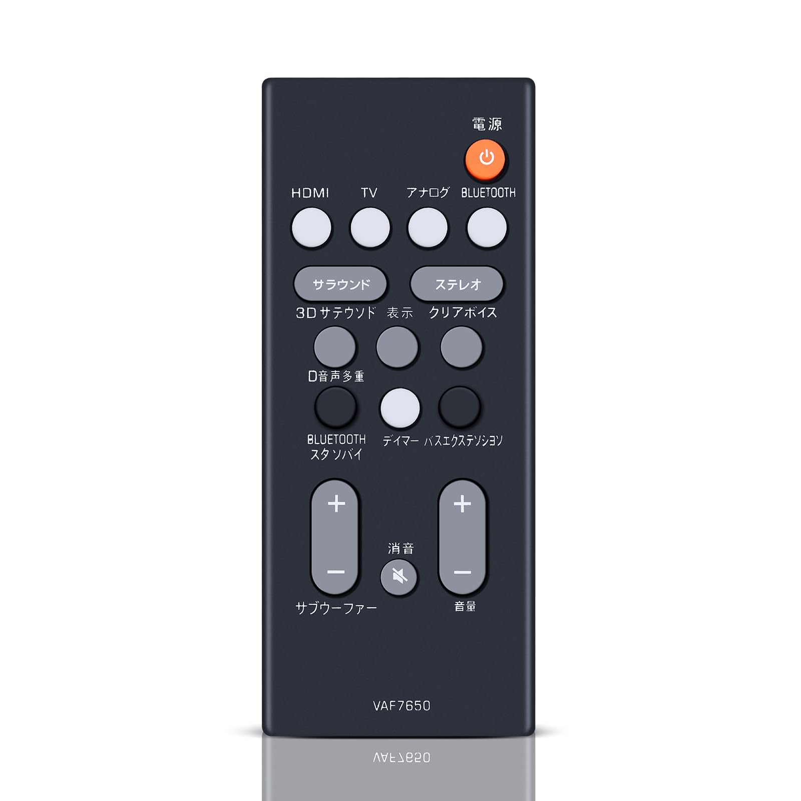 Amazon | ヤマハ用のサウンドバーリモコン VAF7650 サウンドバー YAS