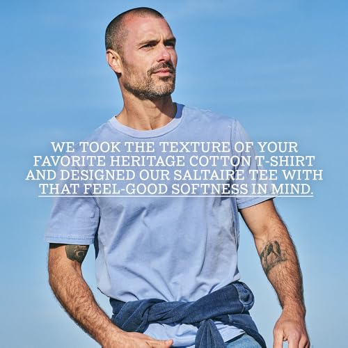 Fair Harbor The Saltaire Tee –– Men's Everyday T-Shirt –– Breathable, Ultrasoft, Vintage-Washed Fabric3