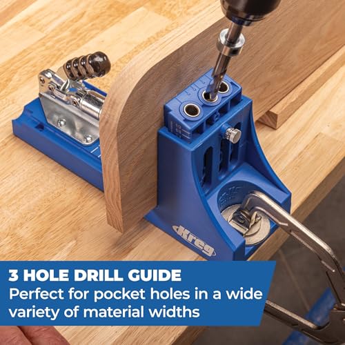 Image of Kreg K4 System - With R3 Jig, Drilling Guide & Dust Collection - Adjustable, Versatile Jig - Create Rock-Solid Joints - For Materials 1 /2 inch to 1 1 /2 inch Thick - K4SYSTEM