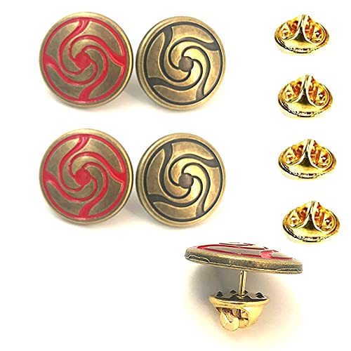 ブローチ 呪術廻戦 校章ボタン付きアクリルチャームコレクション記章 伏黒恵 両面宿儺 禪院真希 …