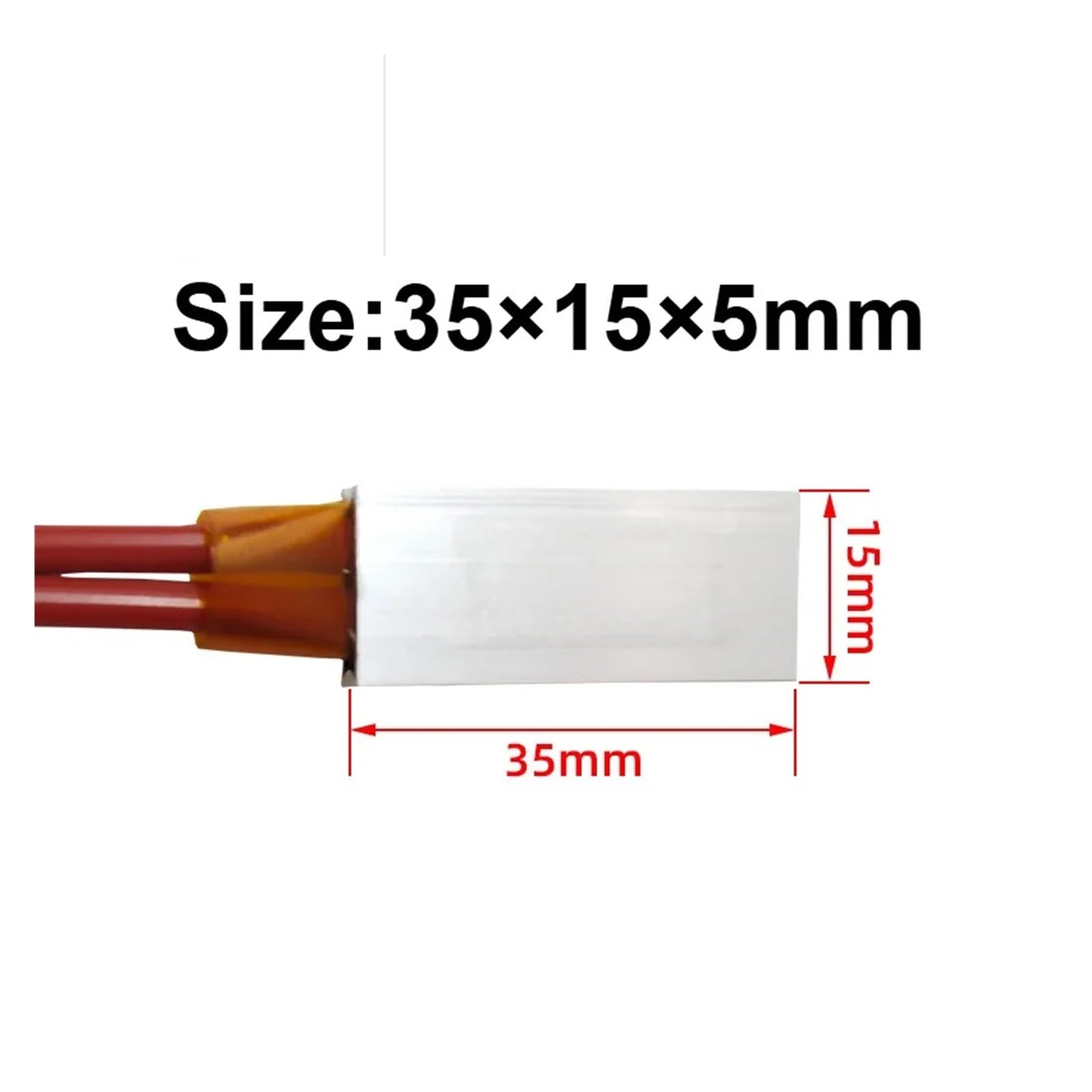 Element grzejny PTC 1 szt. 35x15 mm 220 V 200°C