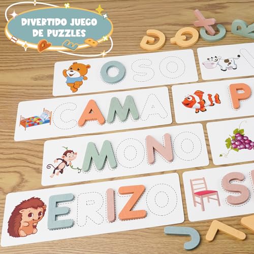 Juguetes Niños 3 4 5 6 7 8 Años, Juegos Educativos Niños 3-8 Años Regalo Niña 3-8 Años Juegos para Niño Juguetes Niña Aprender a Leer Juguetes Montessori Scrabble Español 2 Juguetes Niños 3 4 5 6 7 8 Años, Juegos Educativos Niños 3-8 Años Regalo Niña 3-8 Años Juegos Para Niño Juguetes Niña Aprender A Leer Juguetes Montessori Scrabble Español