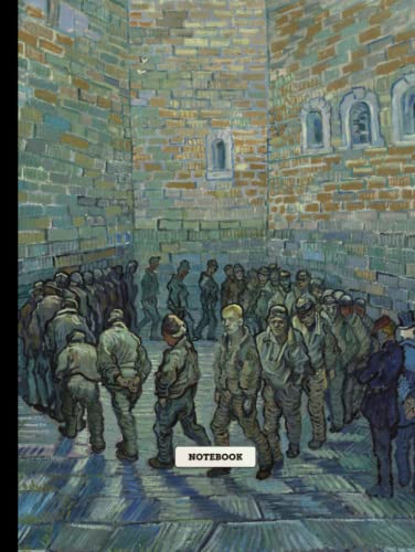 Cahier Van Gogh Prisoners Exercising grand journal ligné 200 pages