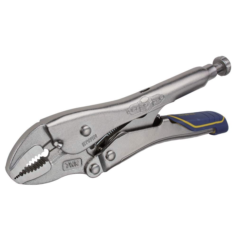 IRWIN Vise-Grip Locking Pliers, Fast Release, Curved Jaw with Wire Cutter, 7-Inch (IRHT82580), No Color, 10" - Image 3