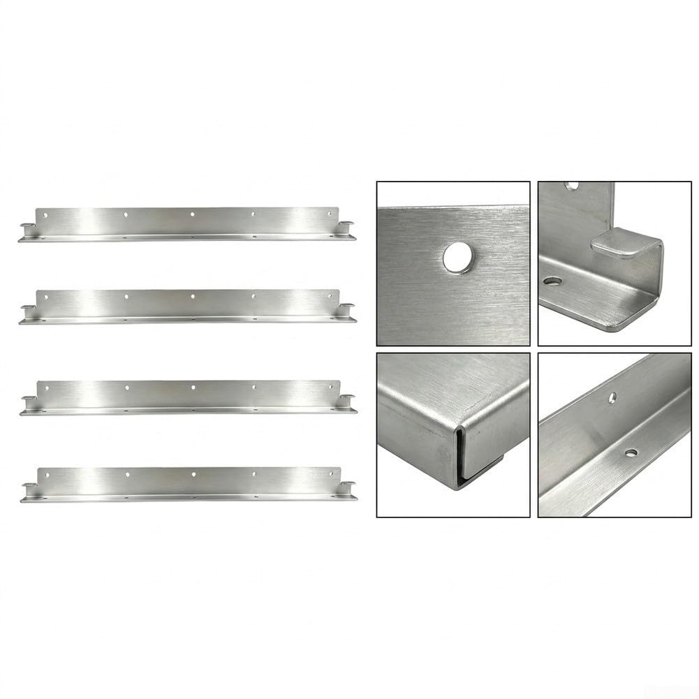 Lot de 2 supports en Z pour panneau solaire en alliage d'aluminium RV en