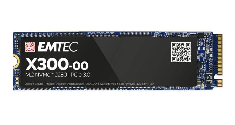 Emtec X300 Power Pro 2TB M.2 2280 PCIe Gen 3.0 x4 Internal Solid State Drive (SSD) - ECSSD2TX300