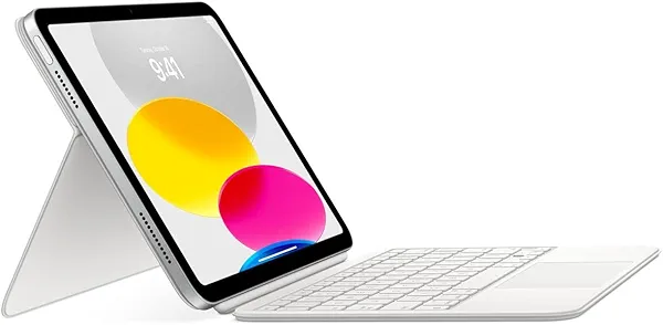 Apple Magic Keyboard Folio for iPad (10th Generation) (QWERTY US English) White (Renewed)