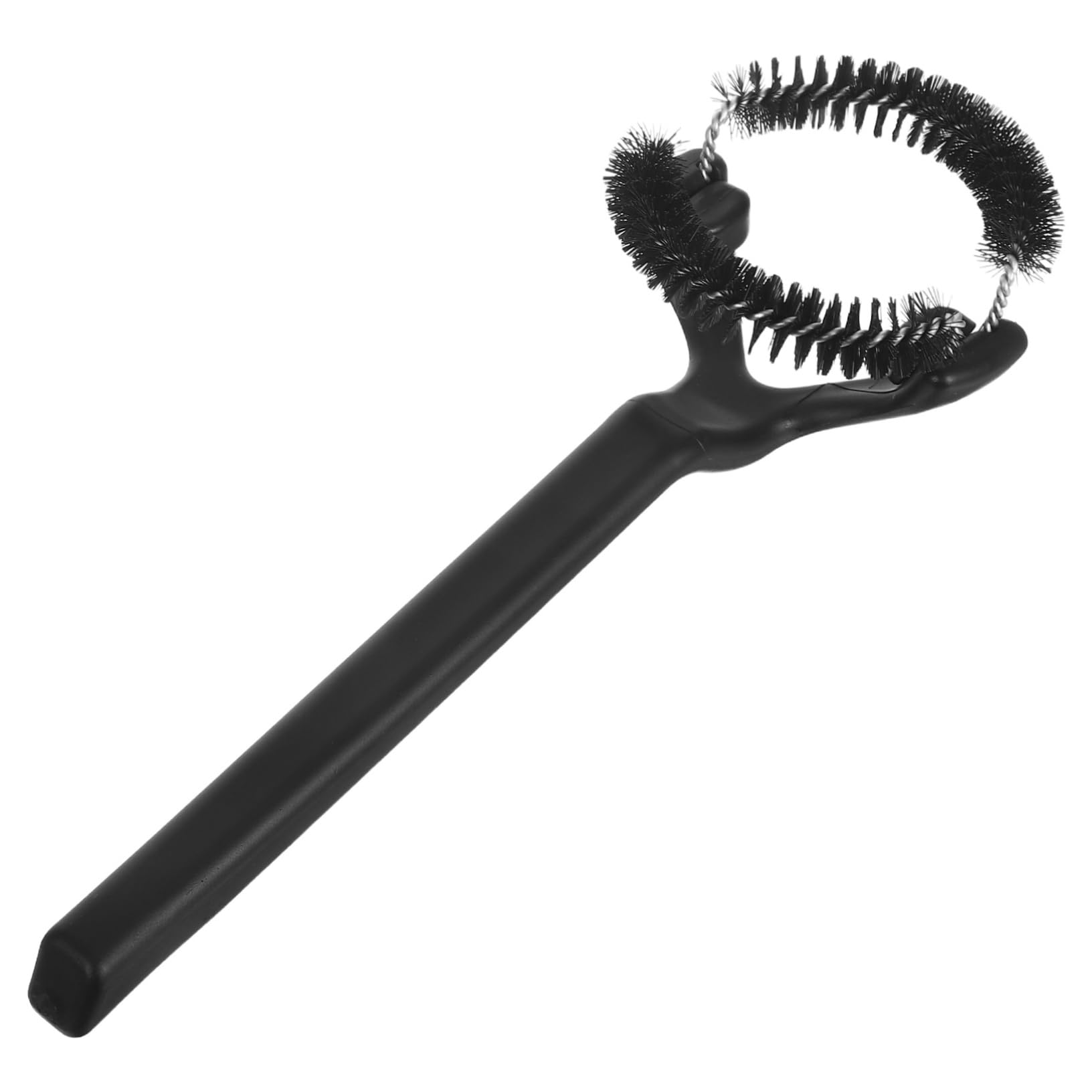 GRIRIW High Density Nylon Bristles Long Handle for Grouphead Machine Cleaner Brush for Efficient Grime Removal