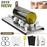 【Weiteres Zubehör】 1 x Glasflaschenschneider, 1 x Gebrauchsanweisung, 2 x Schleifpapier, 4 x Gummiringe, 1 x Locher und 1 Bürste.