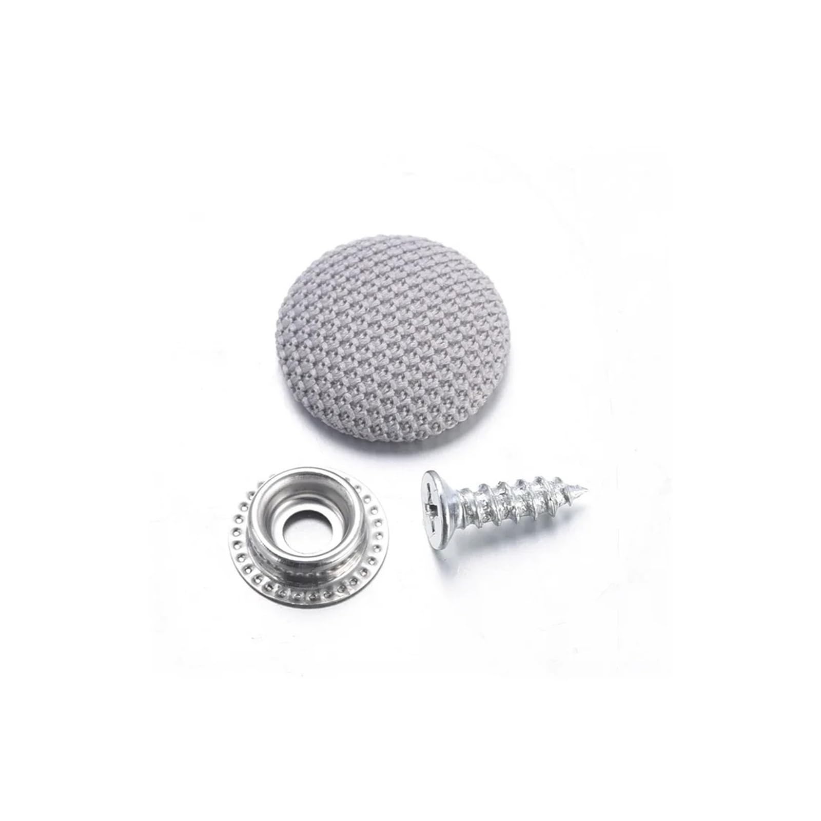 KXFVYNE Car Ceiling Buckles Fixing Clips Auto Interior Roof Screw Headliner Fabric Rivets Retainer Buckle Fastener(1pc Grey)