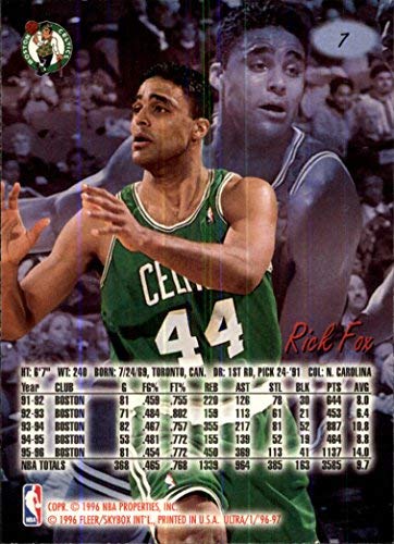 Amazon.com: 1996-97 Ultra #7 Rick Fox NBA Basketball Trading Card