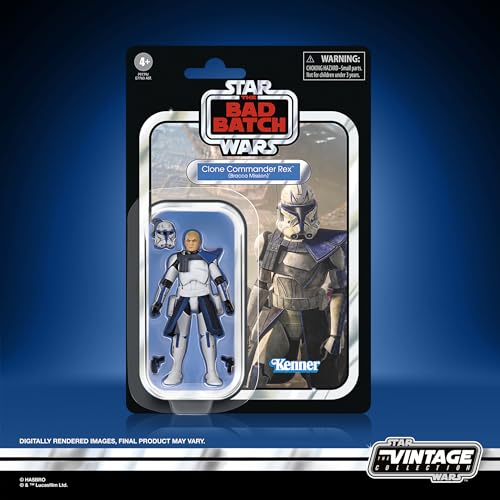 Figura Clone Commander Rex Star Wars de 9,5 cm coleccionable 5