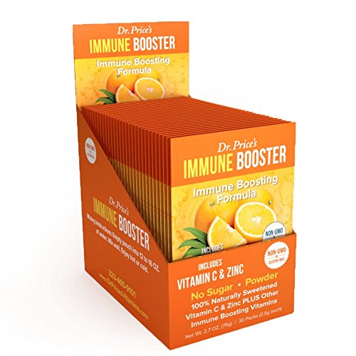 Immune Booster Natural Vitamin C Powder + Zinc, Chromium & Amino Acids BCAA