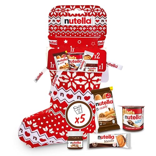 nutella Winterstiefel 2025 - ein festlich dekorierter Stiefel mit...