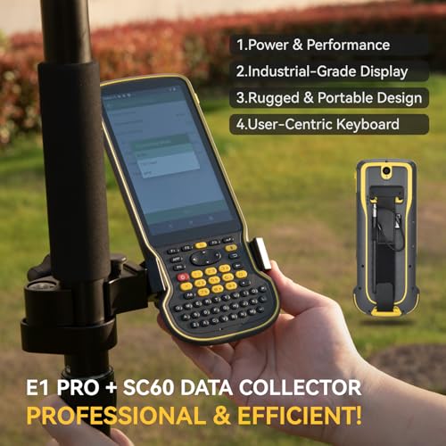 E1 Pro RTK GNSS Surveying Equipment, GNSS RTK GPS with IMU Rover ...
