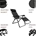 FLAMROSE Upgraded Zero Gravity Lounge Chair with Headrest- Patio,Camping,Beach,Deck,Outdoor