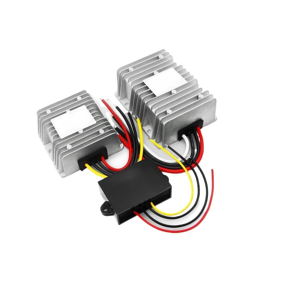 DC To DC 9-36V 12V 24V To 13.8V 1A 5A 10A 25A 30A Boost Buck Converter 13.8 Volts Voltage Stabilizer WaterproofRegulator (15A Aluminum)