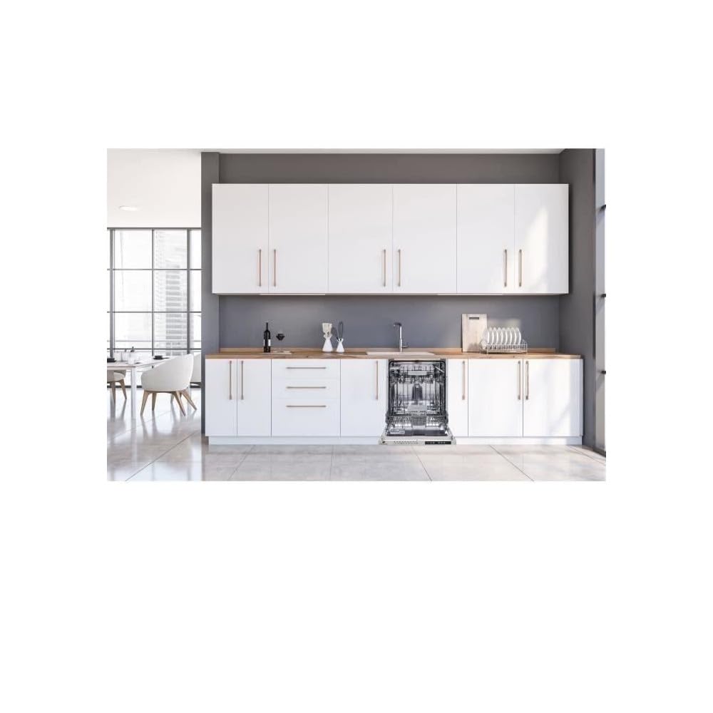 CONTINENTAL EDISON - Lavastoviglie completamente integrabile, 14 posate, larghezza 59,8 cm, classe D, motore a induzione, 42 dB, bianco