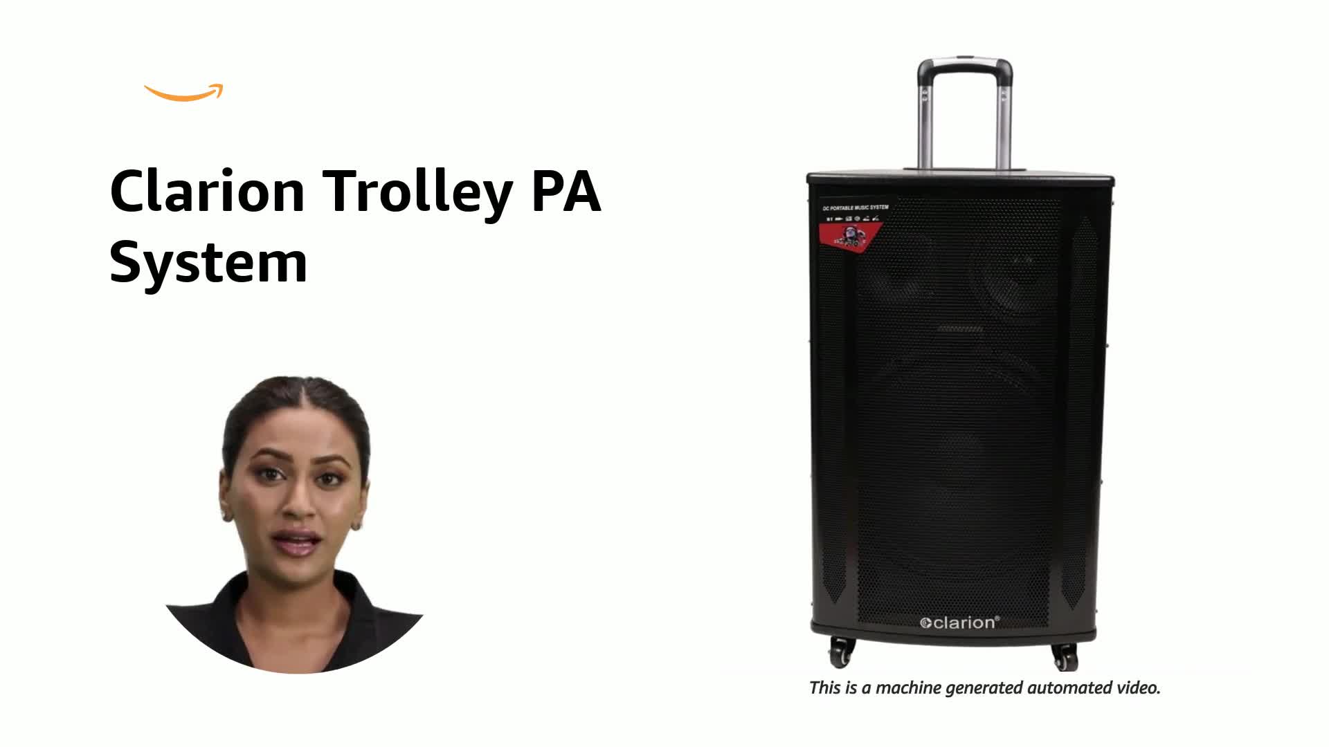 Clarion JM-Woodburn 15 80 Watts RMS Wooden Trolley Speaker with