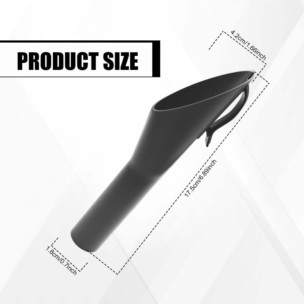 Fuel Filler Gas Tank Funnel Tube, Car Funnel, 8U5A-17B068-EB 1782177 1833948 2050651 Leak-Proof Tank Filler Neck Tube, Vehicle Fuel Filling Accessories Compatible with Most Vehicles (Grey)
