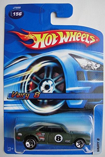 Amazon.com: Hot Wheels Dark Green Vairy 8#156 5 Spoke Wheels