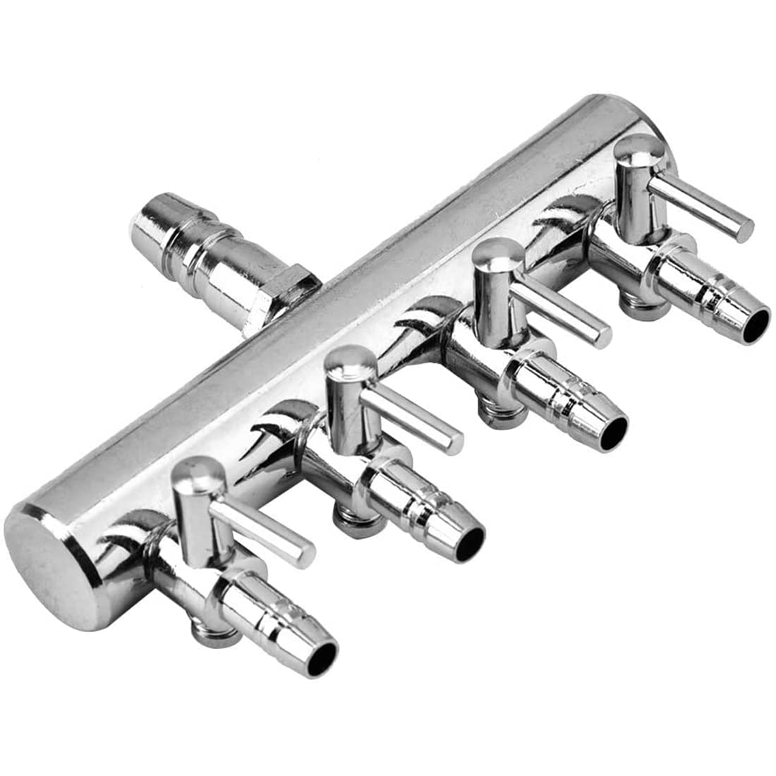 FUNAT Aquarium Air Control Valve, Aquarium Air Flow Control Lever Valve, Aquarium Distributor Fish Tank Splitter Pump Accessories, Fish Tank Air Flow Splitter