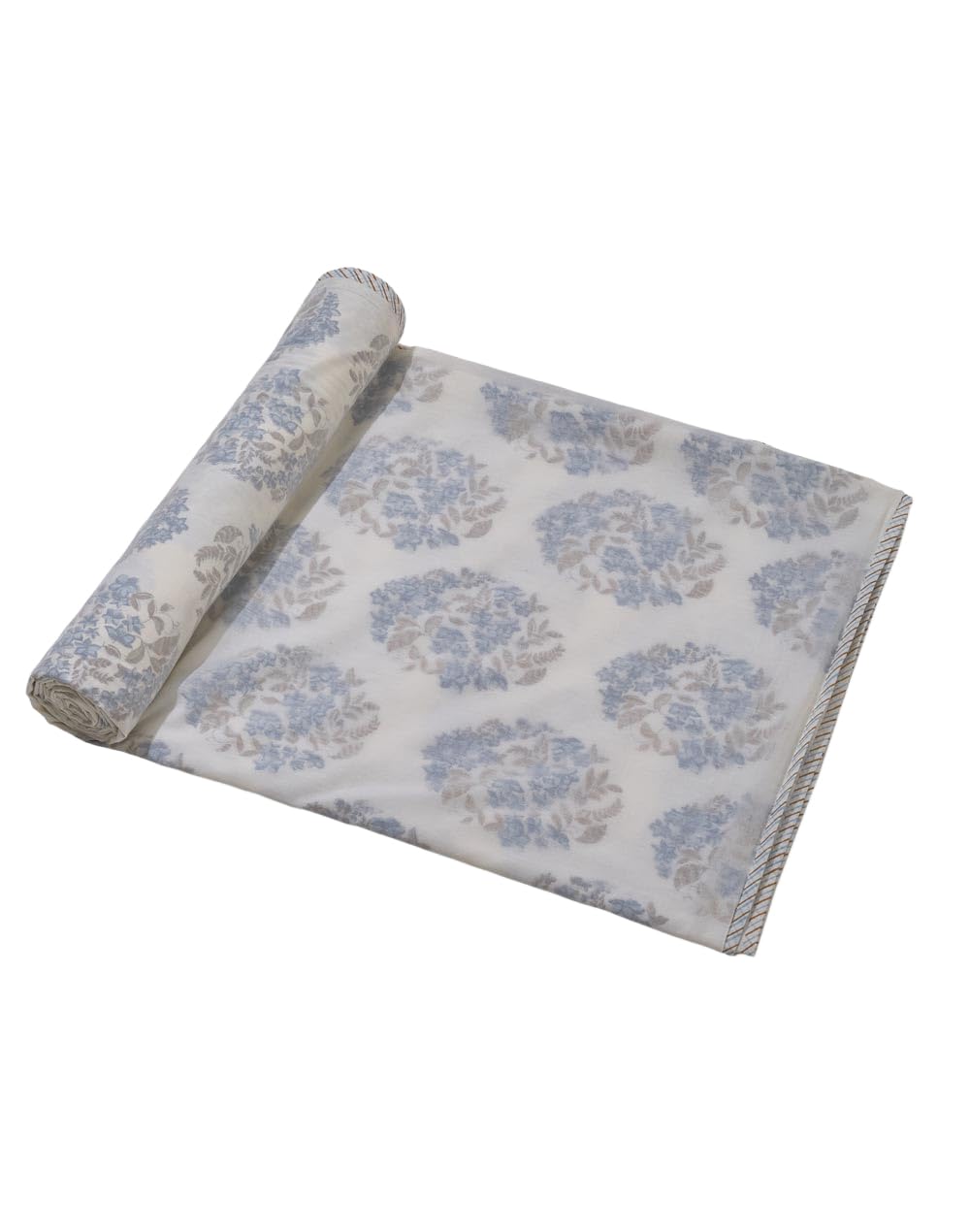 Fabindia Blue Amaltas Printed Cotton Dohar-picture-11