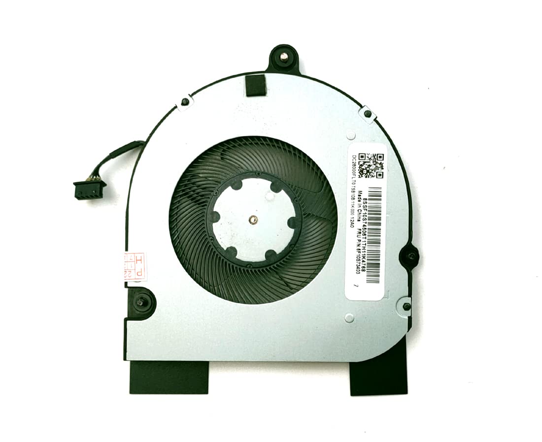 Ventola CPU Lenovo Originale 5F10S73401 Per ThinkPad L14 Gen 1 E Gen 2 - Raffreddamento 4 Pin