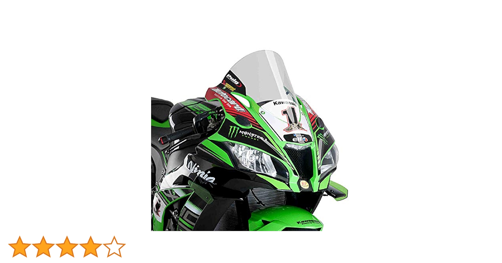 Amazon | Puig 9849W RACING SCREEN [CLEAR] ZX-10R (16-20) プーチ