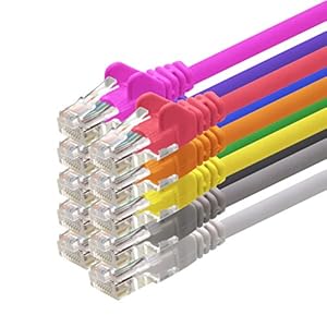 1aTTack CAT5 UTP Netzwerkkabel 10m 10-Farben