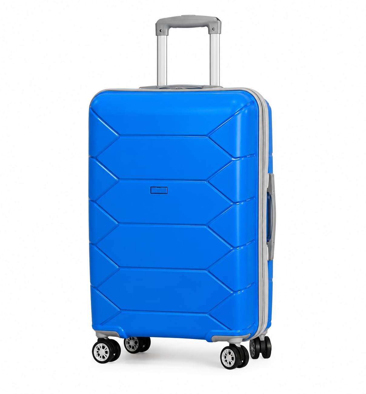 28 Inch Hard Shell Trolley Bag with 360° Spinner Wheels, Combination Lock, Lightweight ABS Travel Suitcase - Red-image-11