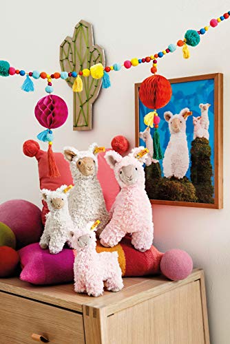 Steiff 069437 - Original Plüschtier Lama Soft Cuddly Friends Luciana, Kuscheltier ca. 19 cm, Markenplüsch Knopf im Ohr… – Bild 3