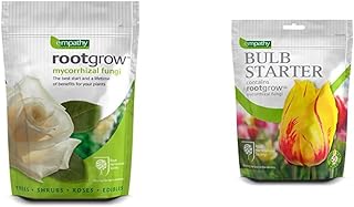 Plantworks Ltd RG360 Empathy RHS Endorsed 360g Rootgrow Mycorrhizal Fungi & Ltd Empathy RHS Endorsed 500g Bulb Starter with Rootgrow