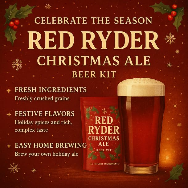 Label Peelers Red Ryder Christmas Ale Beer Kit - Extract