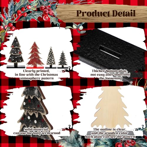 8pcswoodenchristmastreestabletopdecorrusticchristmasdecorwoodentreessignforhomeofficefireplacefarmhousepartyxmascenterpieces  Urban Country Home Decor 8 pcs wooden christmas trees tabletop decor rustic christmas decor wooden trees sign for home office fireplace farmhouse party xmas centerpieces  urban country home decor