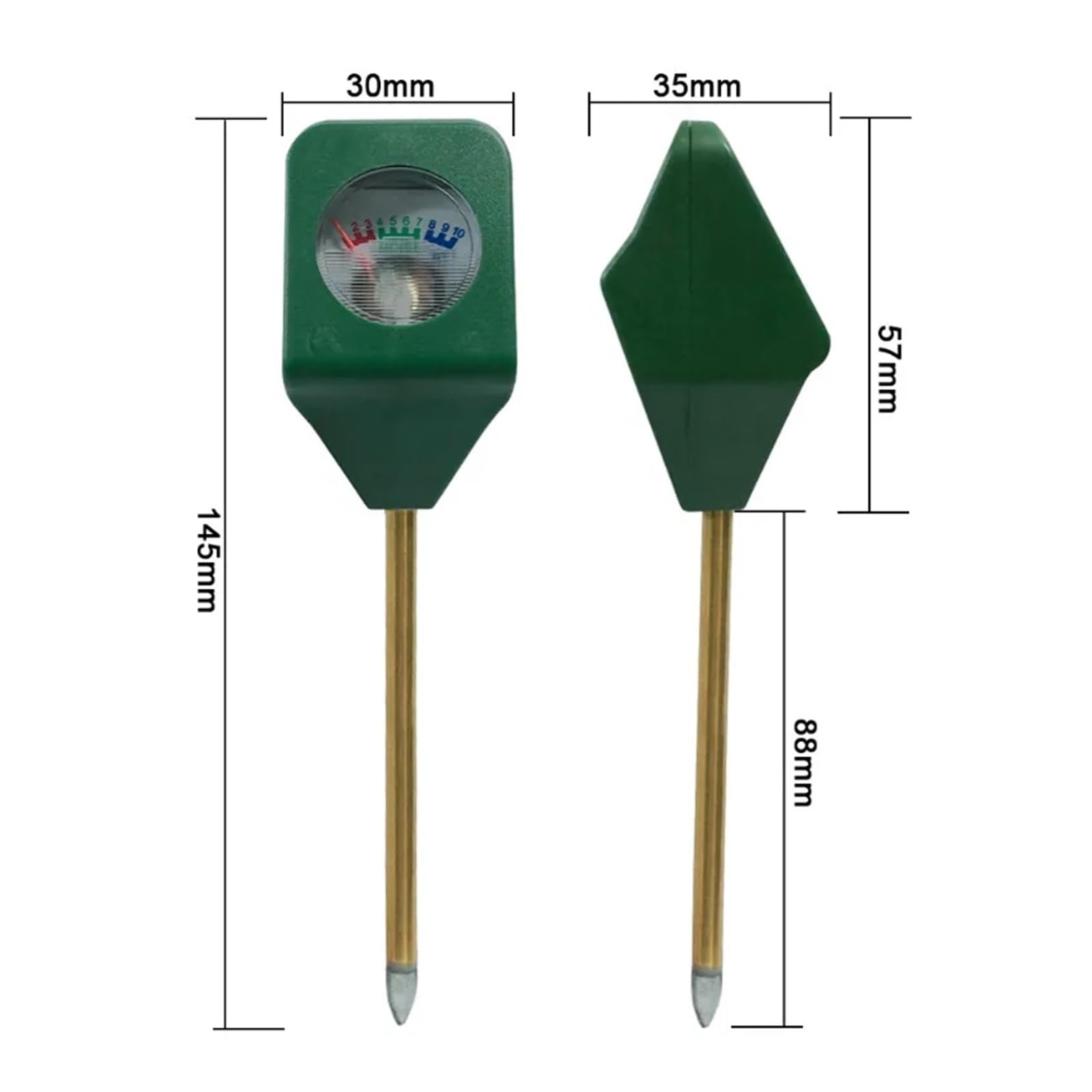 Mini Misuratore Del Tester Suolo For Il Giardino Prato Pianta Strumento Sensore Di Umidità/luce/pH Umidità Igrometro Letture Precise