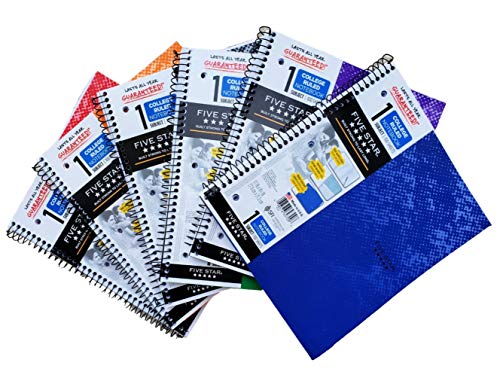 Cahier à spirales 100 feuilles idéal pour prendre des notes au lycée ou à la fac