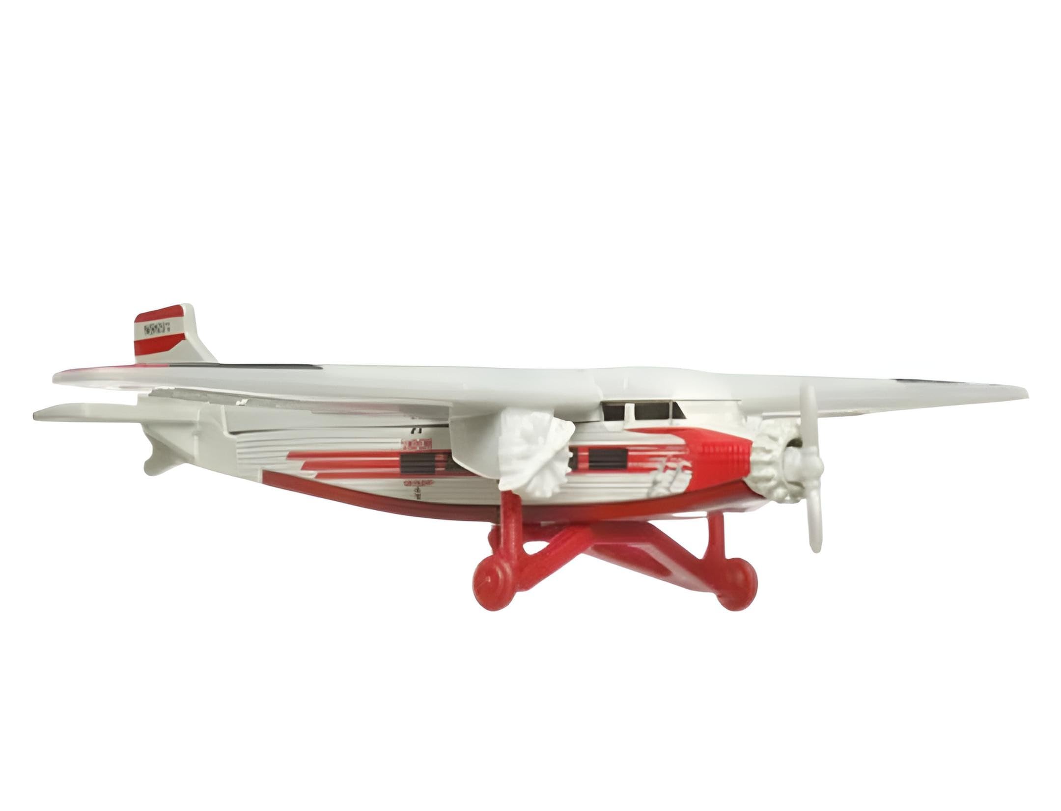 Matchbox Indiana Jones Ford Tri-Motor Diecast Airplane, White, 1:64 Scale - Image 3
