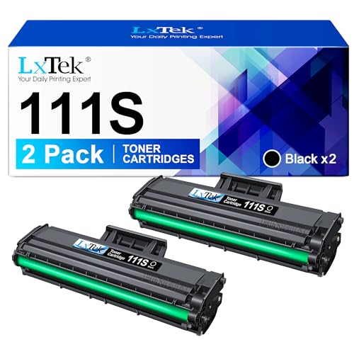 LxTek MLT-D111S Toner Kompatibel für Samsung MLT-D111S MLT-D111L D111S D111L für Samsung Xpress M2070 M2070W M2070FW M2026W M2026 M2020 M2022W M2022 M2020W M2070F (Schwarz, 2er-Pack)