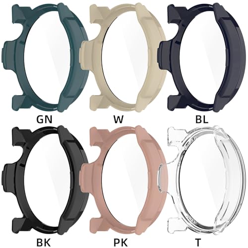 Qsvbeeqj Carcasa de PC con lámina de cristal para PACE Watch Protector de pantalla Reloj Smartwatch Carcasa Carcasa - imagen 5