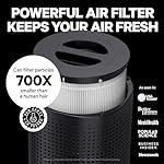 PuroAir 240 HEPA Air Purifiers for Home Large Rooms - Covers Up To 1,000 Sq Ft - Filters Up To 99.9% of Pollutants, Smoke, Pollen, Dust - Quiet HEPA Air Filter - Air Purifiers for Bedroom (2 Pack) - Image 5