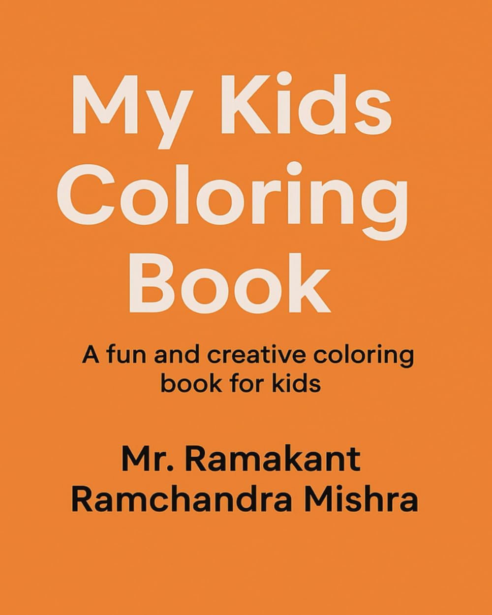 My Kids Coloring Book